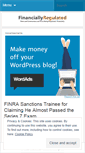 Mobile Screenshot of financiallyregulated.com