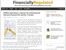 Tablet Screenshot of financiallyregulated.com